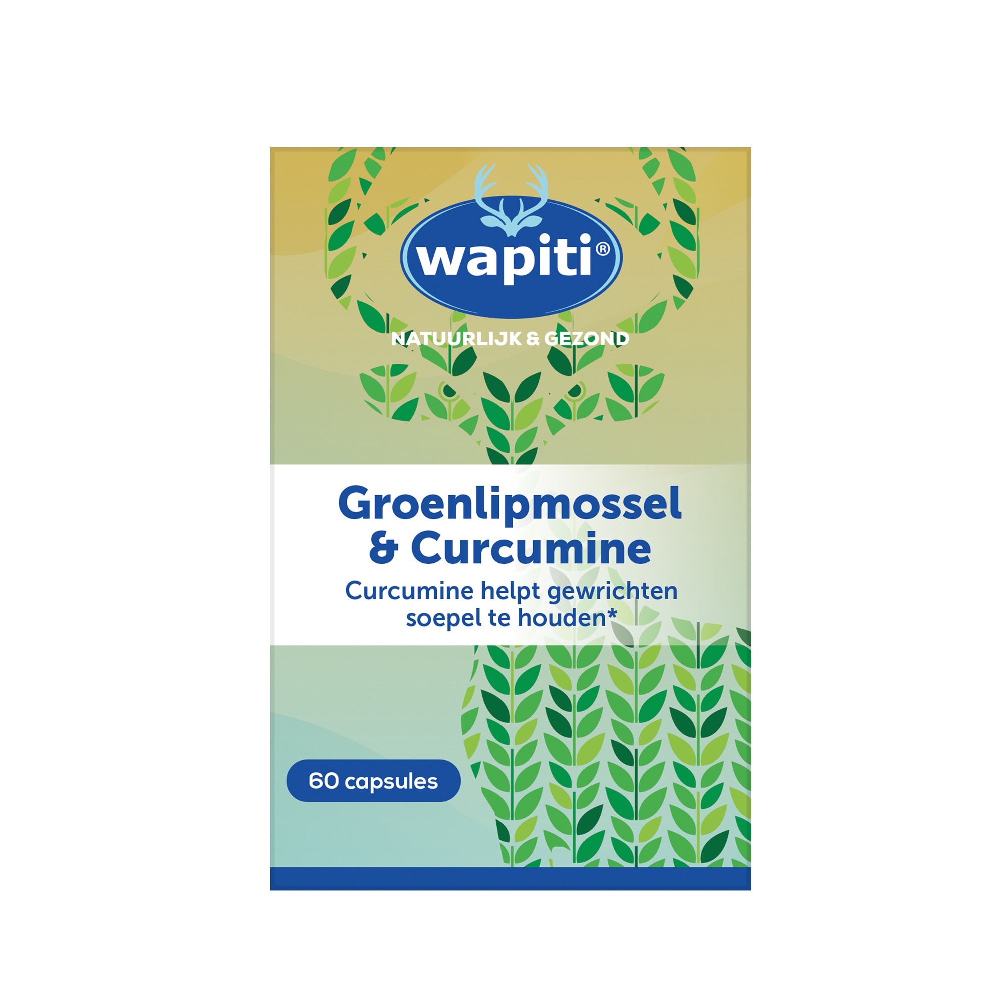 Wapiti Groenlipmossel en Curcumine